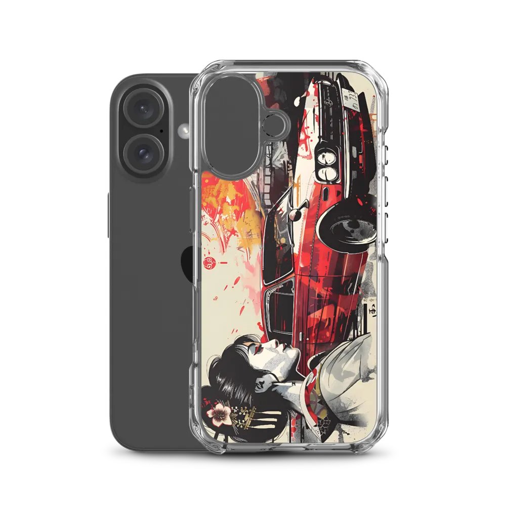 Rising Sun Red Car iPhone® Case product image (50)