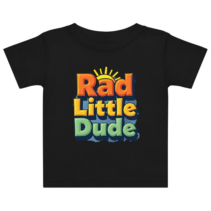 Rad Little Dude Baby Jersey T-Shirt product image (1)