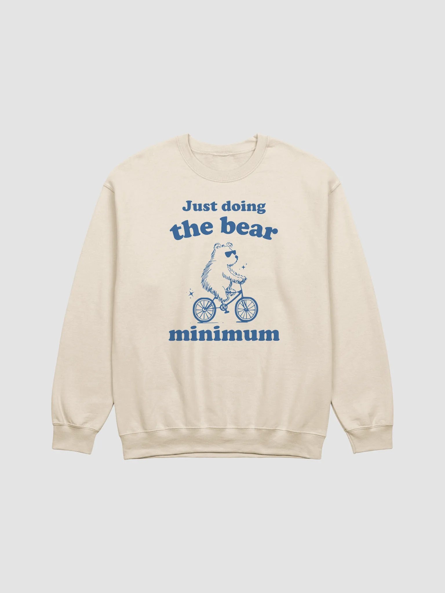 Just doing the bear minimum Crewneck product image (1)