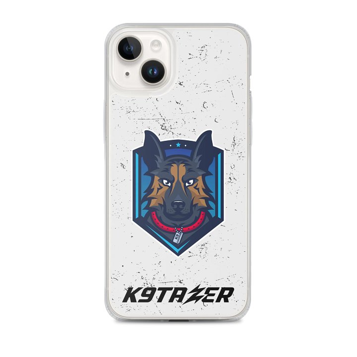 K9TaZer Emblem Clear iPhone Case product image (2)