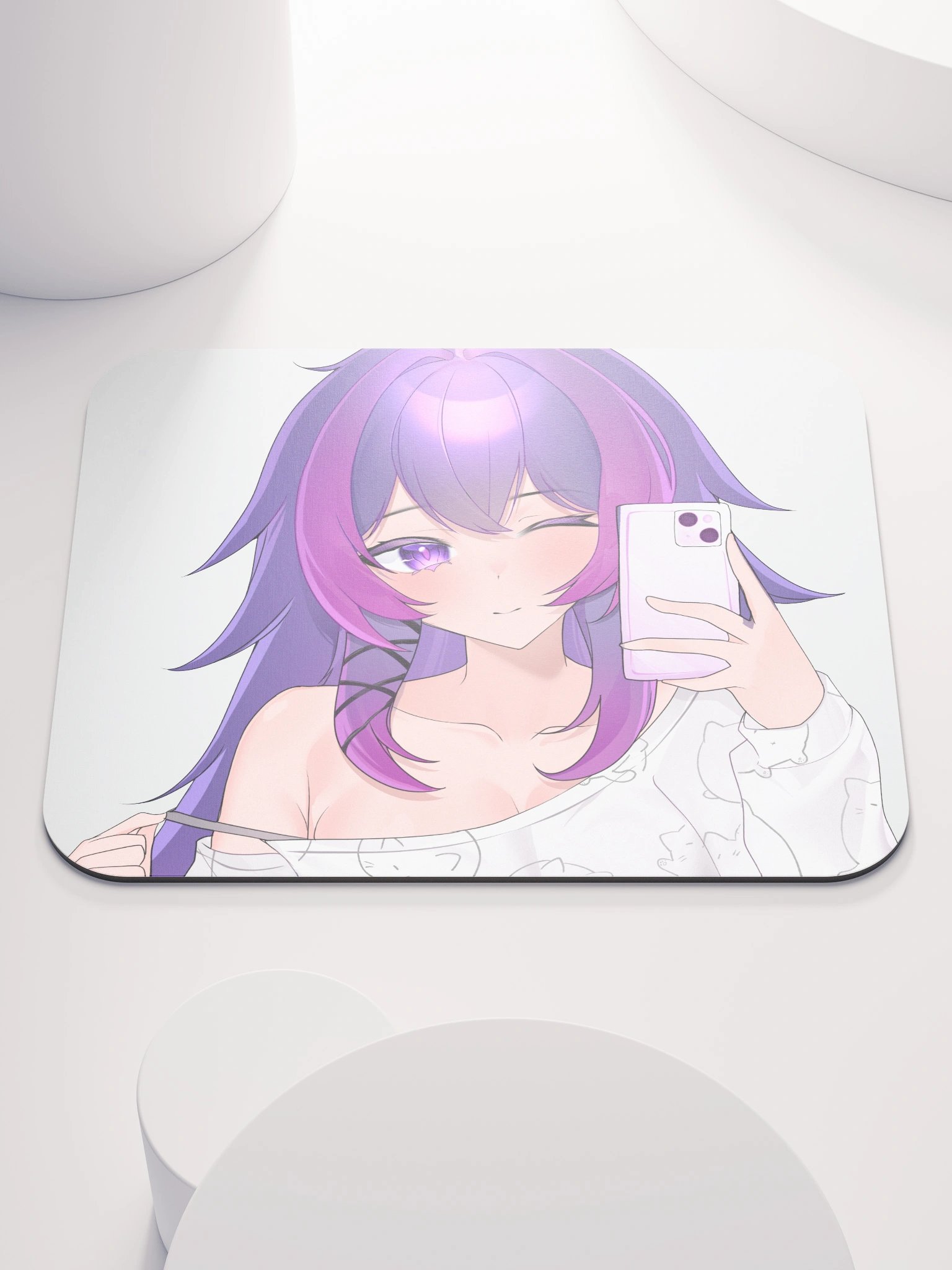 Mirror Selfie Face Mouse Pad product image (1)