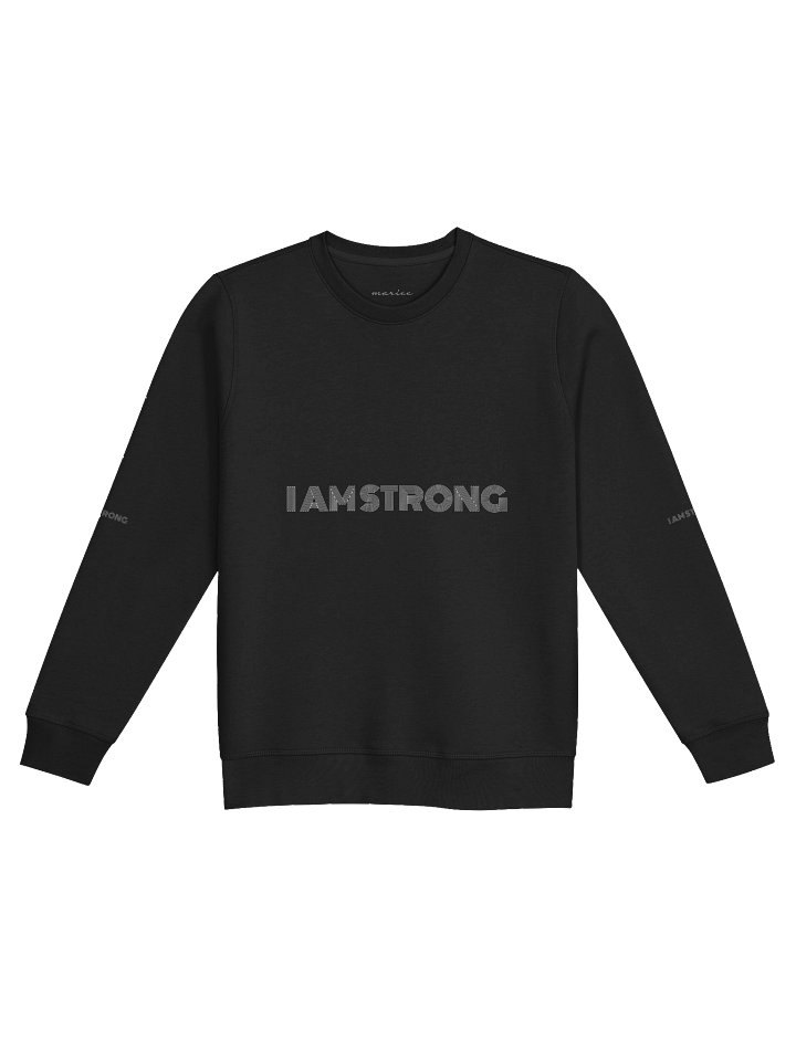I Am Strong Organic Comfort Unisex Sweatshirt product image (1)