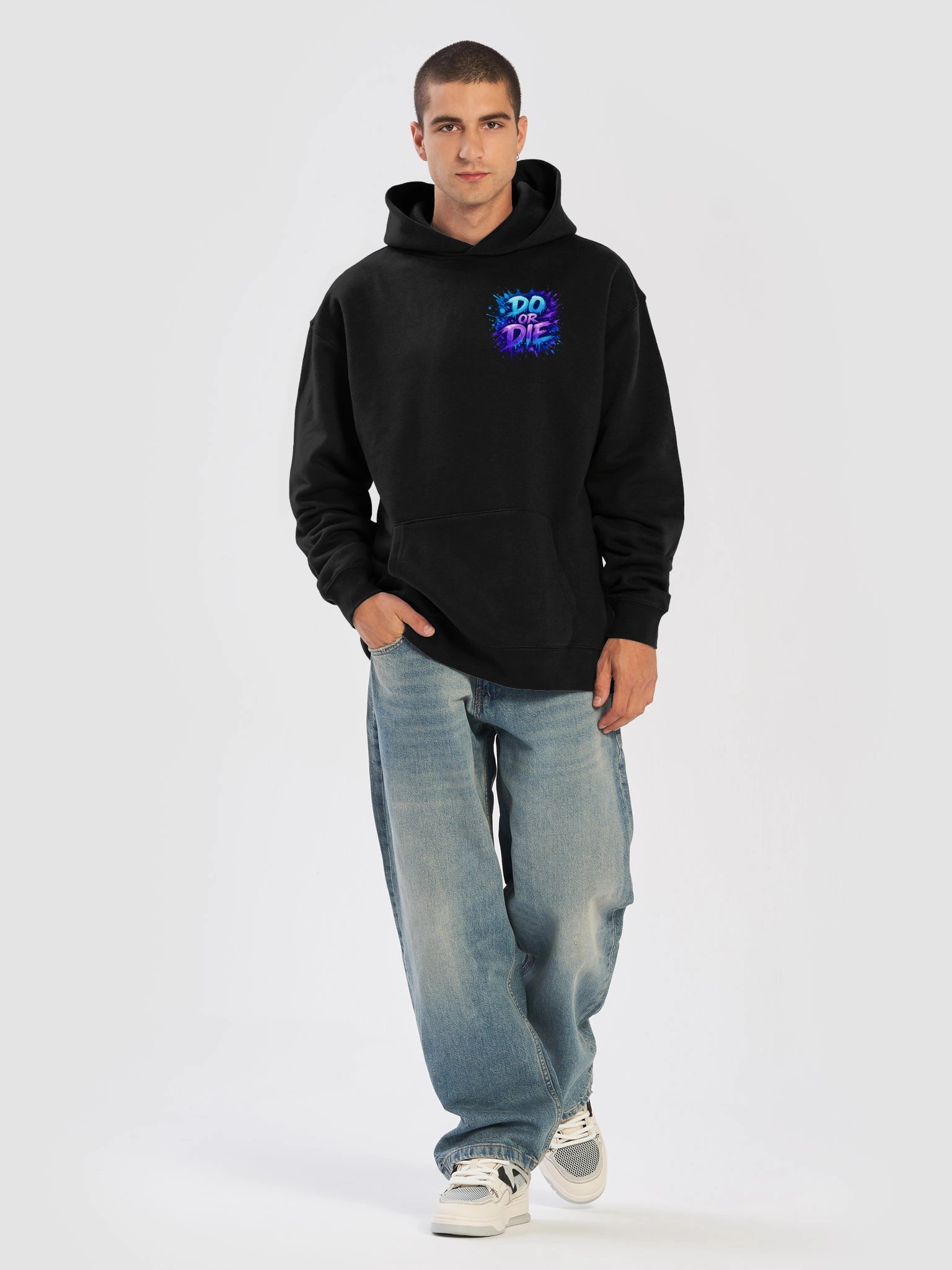 Do or Die Splatter Hoodie product image (49)