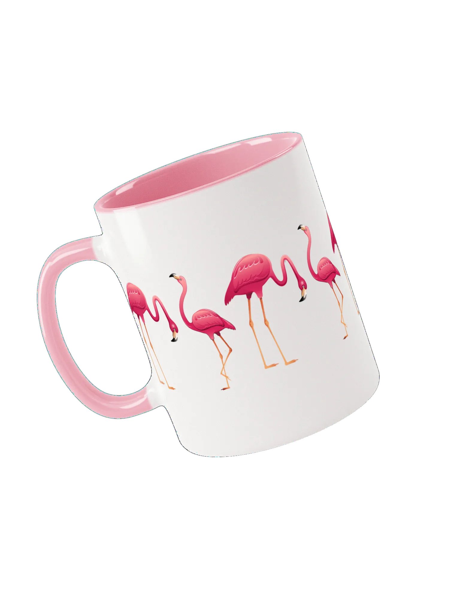 Pixelated Flamingo Parade Mug product image (5)