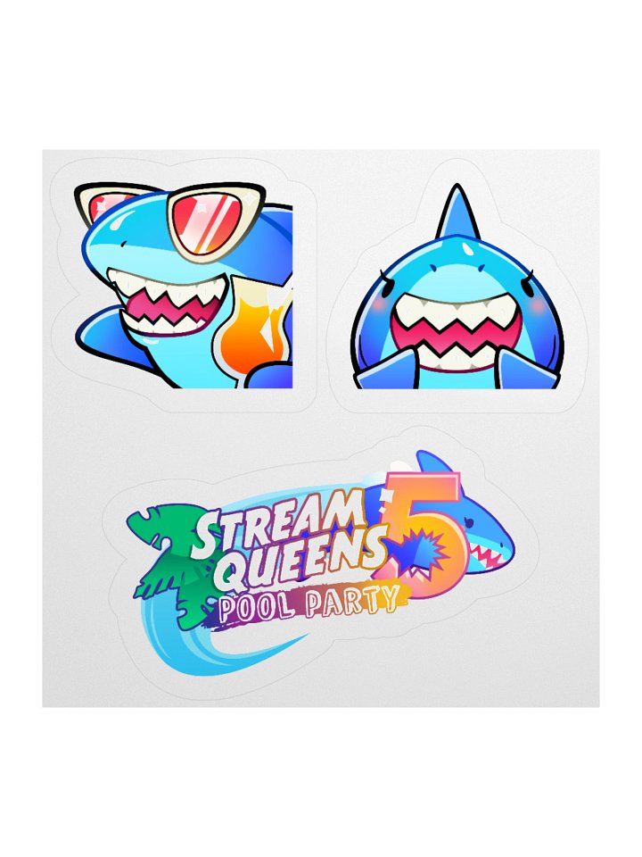 SQ Pool Party 5: Sharkie Stickers product image (2)
