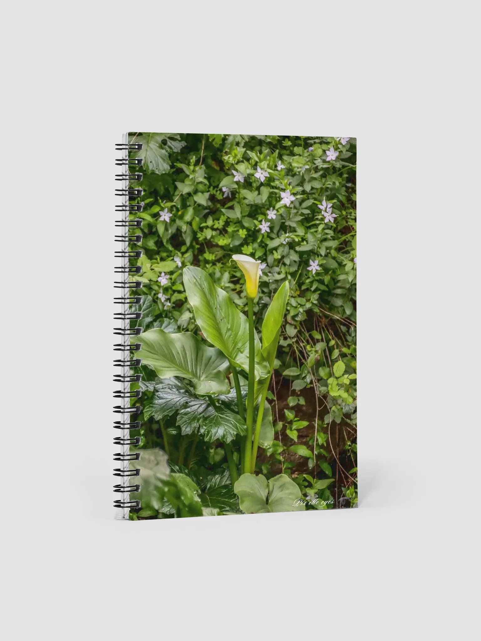 📘 Notebook Collection PURE – Jardin du Rayol – Arum blanc product image (1)