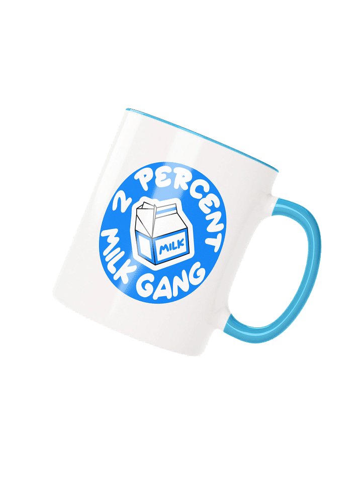 Milk Gang 2 Percent Milk Blue and White Mug product image (3)