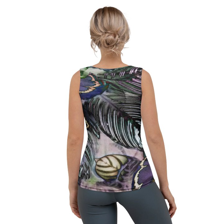 Pourple Leaves Tank Top product image (2)