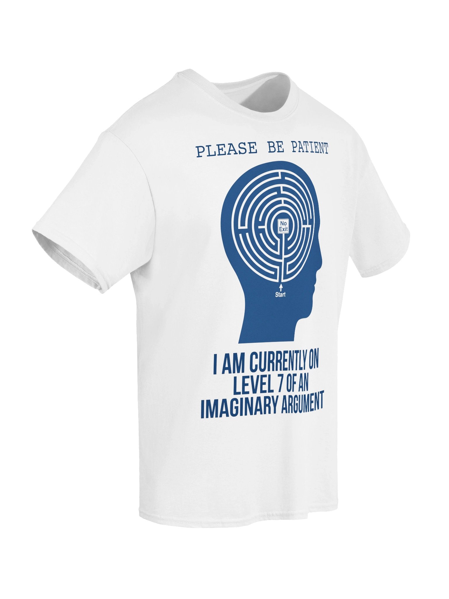 Funny Overthinker Imaginary Argument Maze Brain Graphic T-Shirt product image (6)