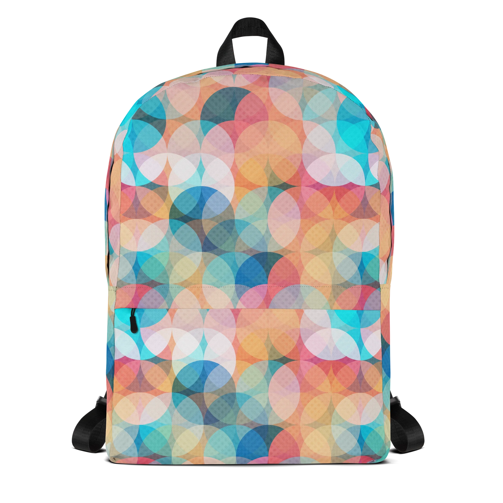 Pastel Symmetry Travel Backpack Modern Everyday Carry Bag product image (1)