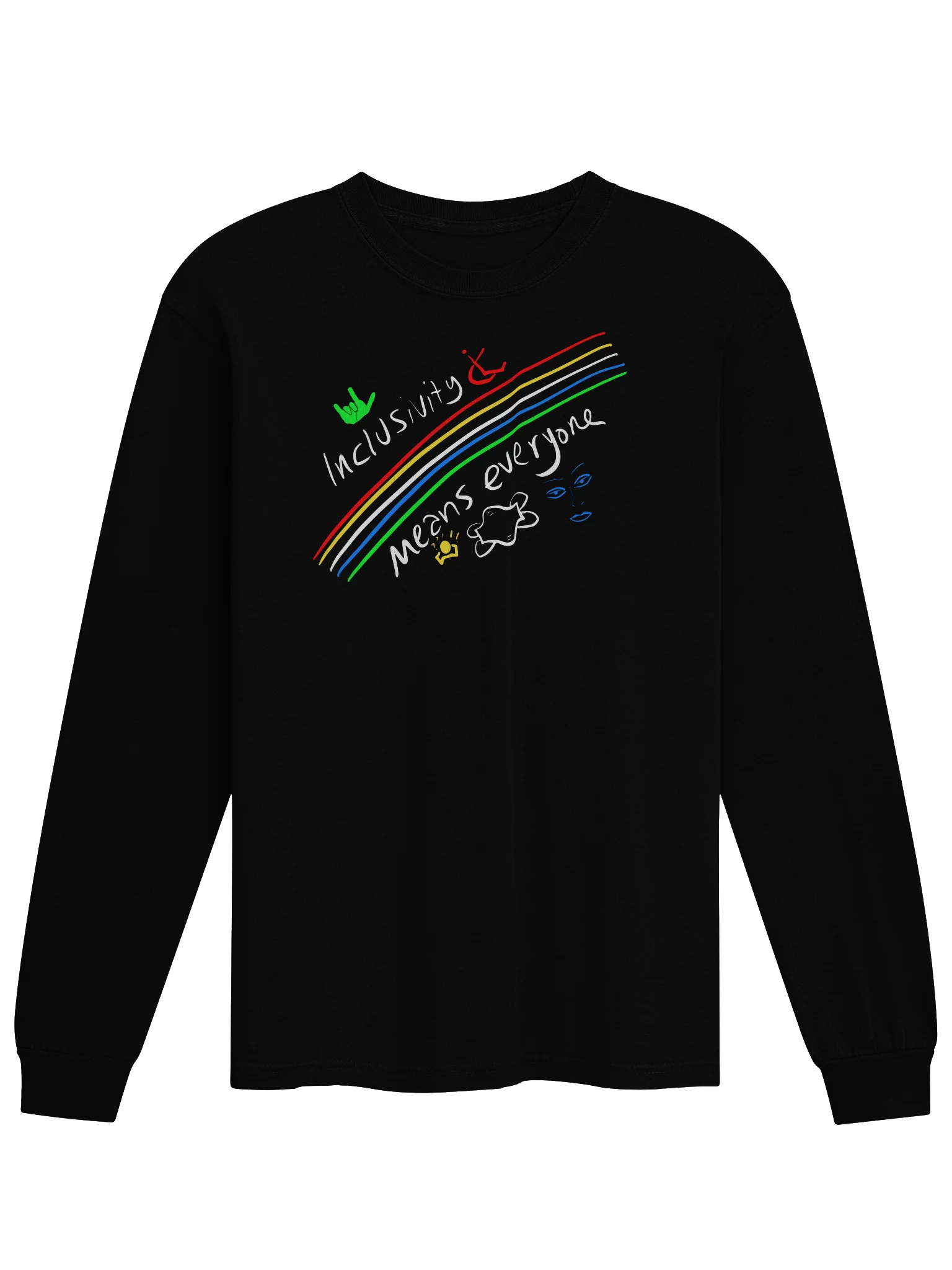Inclusivity Means Everyone long sleeve tee product image (3)