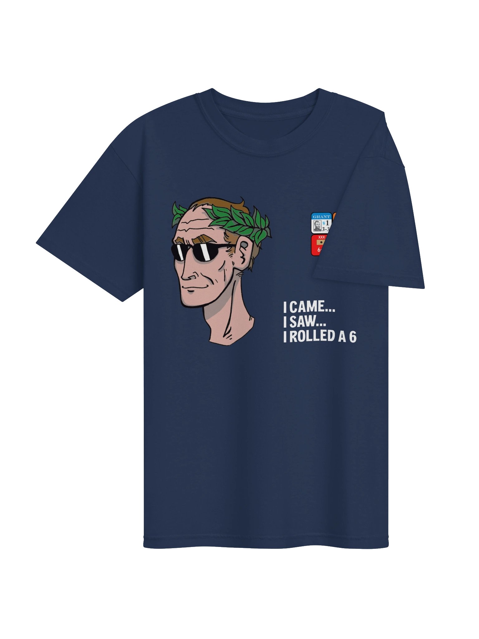 Caesar rolled T-shirt product image (4)