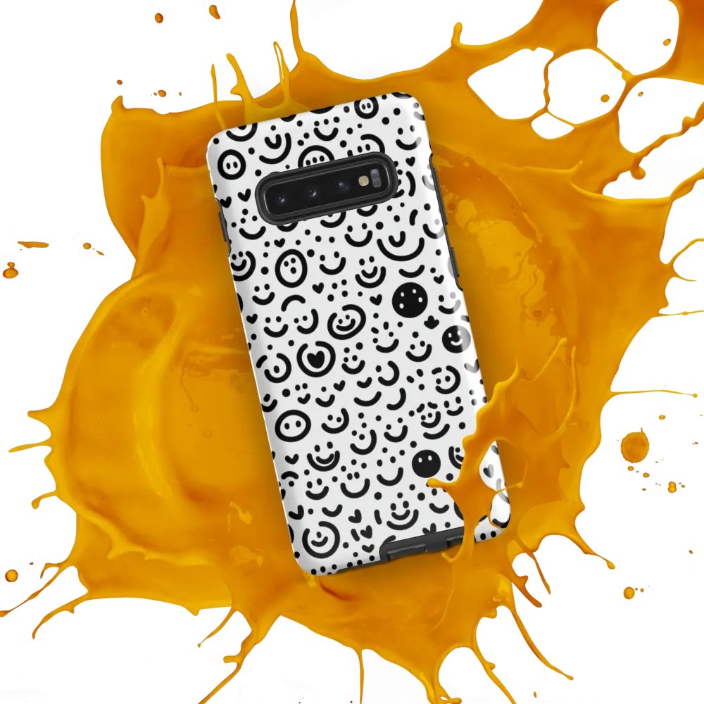 Whimsical Smiley Faces Tough Case product image (53)