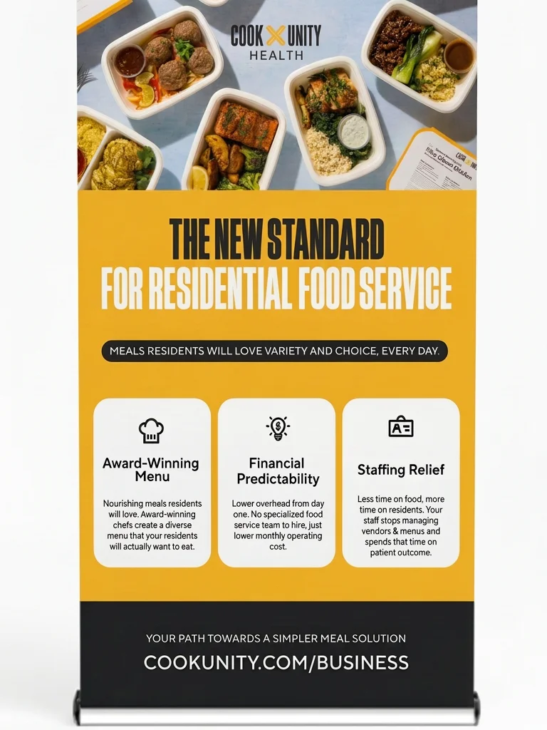 CookUnity Health - Retractable Banner product image (1)