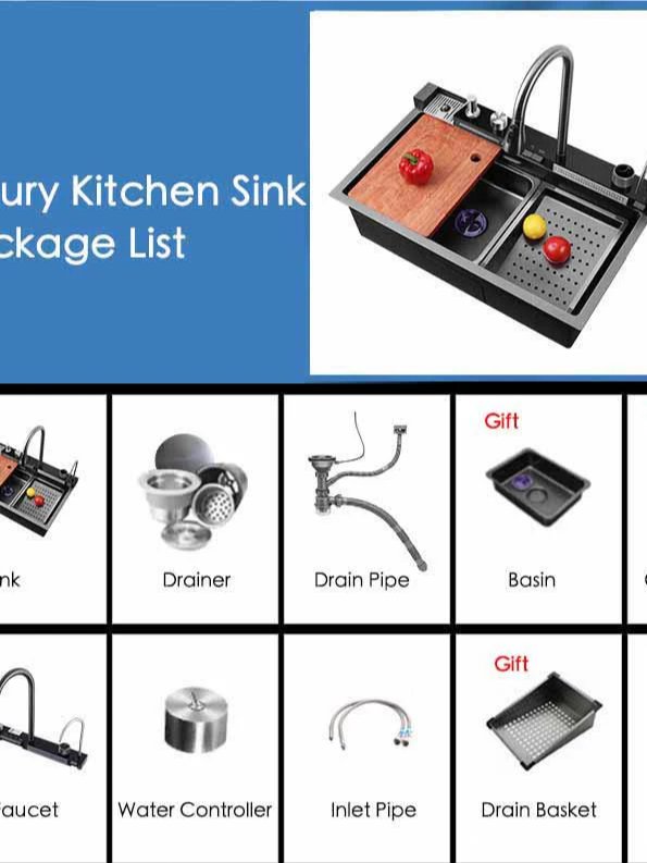 Kitchen smart sink Doj500 product image (10)