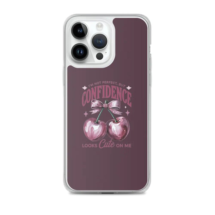 Cherry Confidence MagSafe® Clear Case product image (2)