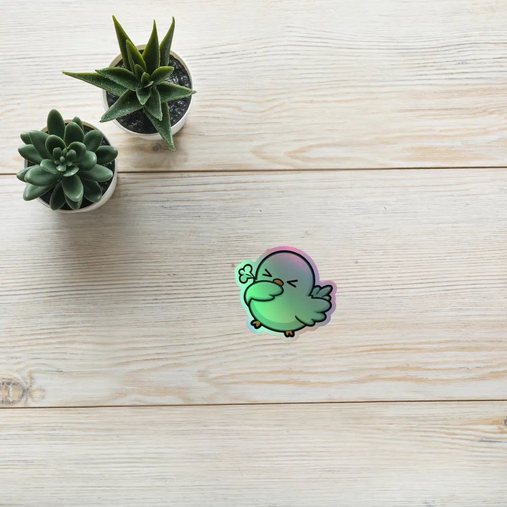germdove logo holo sticker product image (8)