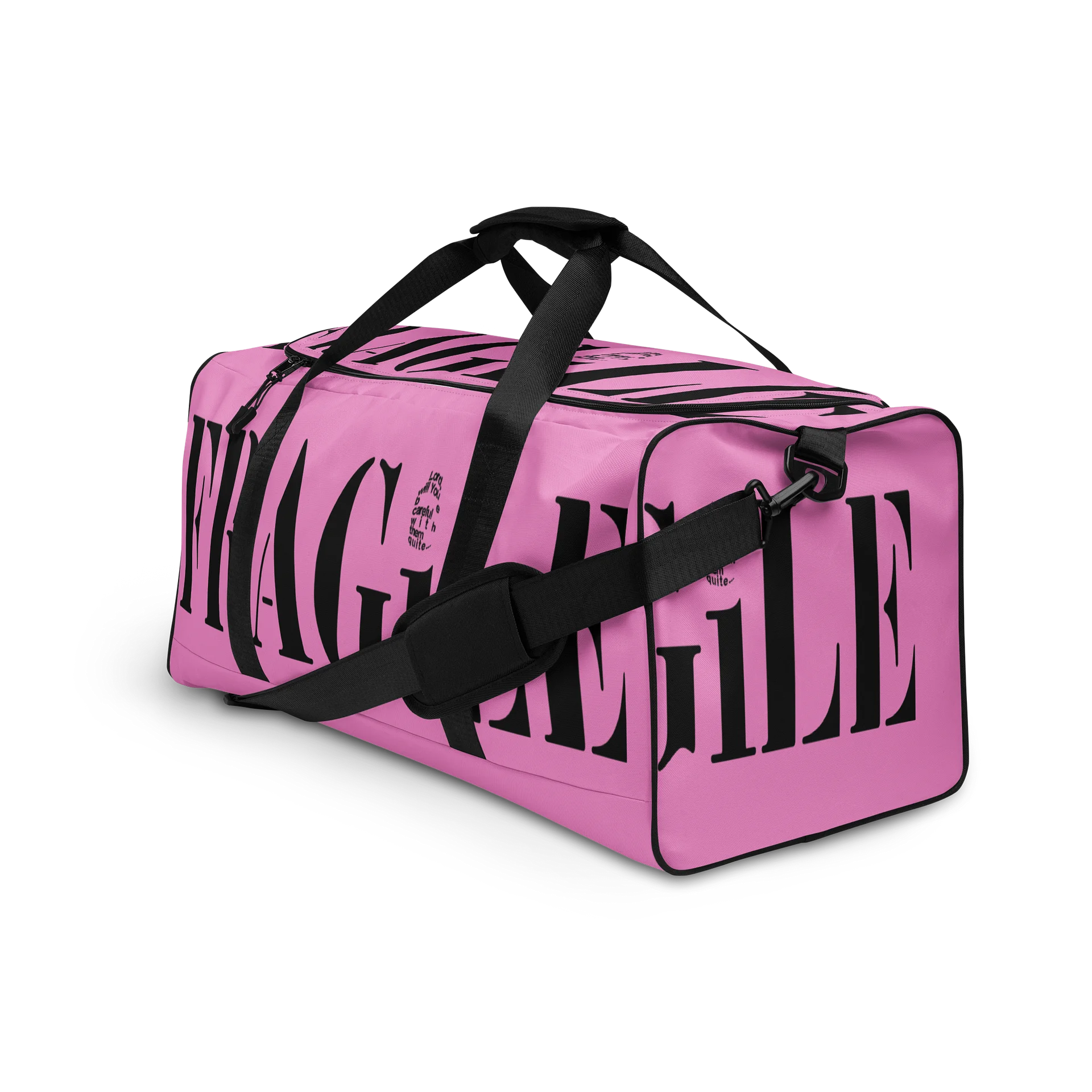 FRAGiLE Pink Duffel Bag product image (3)