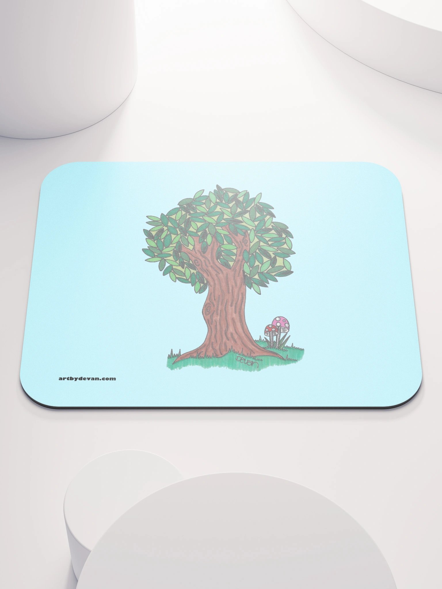 Leafy Tree Mousepad product image (1)