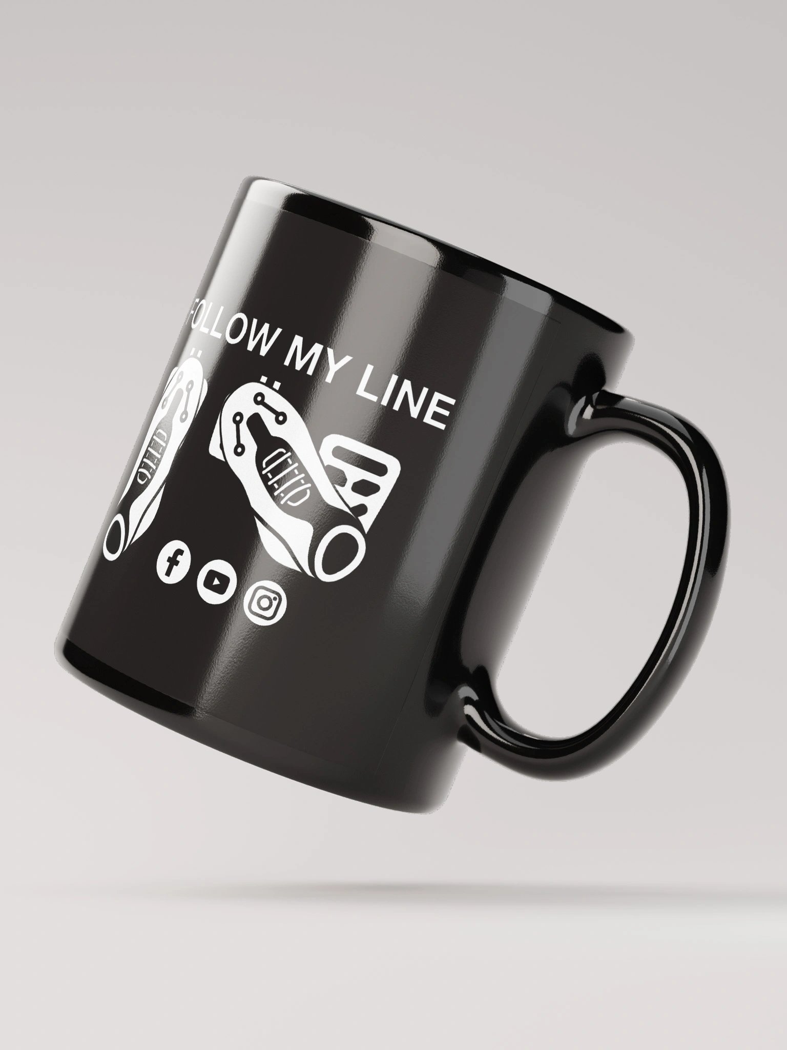 Follow My Line Logo Mug product image (5)