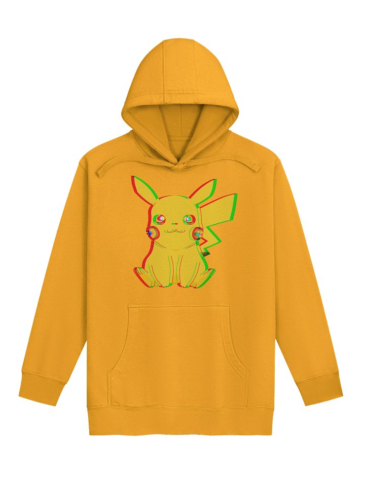 YELLOW FANART GLITCH HOODIE product image (1)