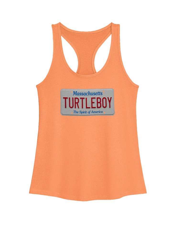 Turtleboy License Plate - Womens Racerback Tank product image (25)