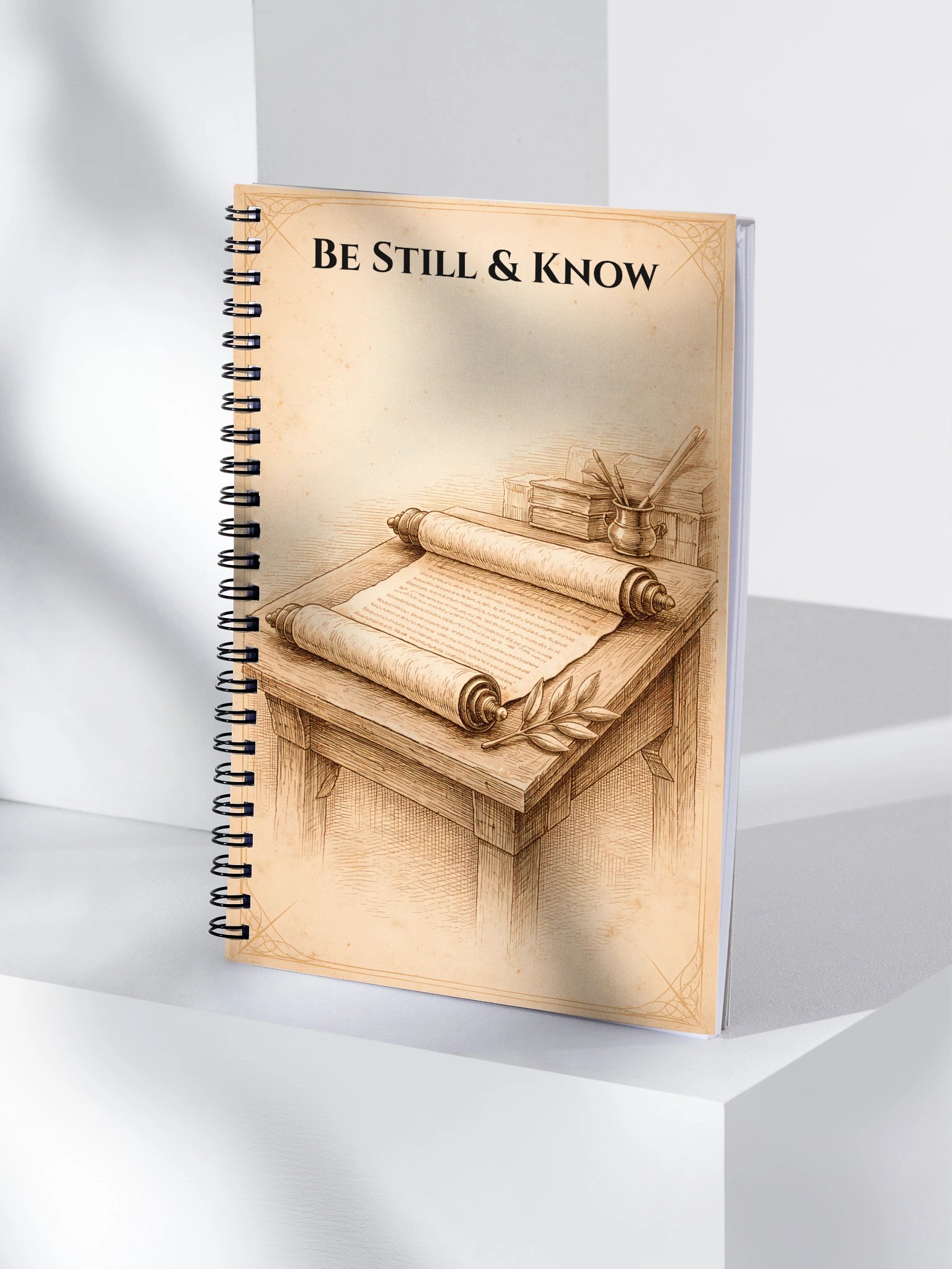 "Be Still & Know" | Spiral Notebook product image (4)