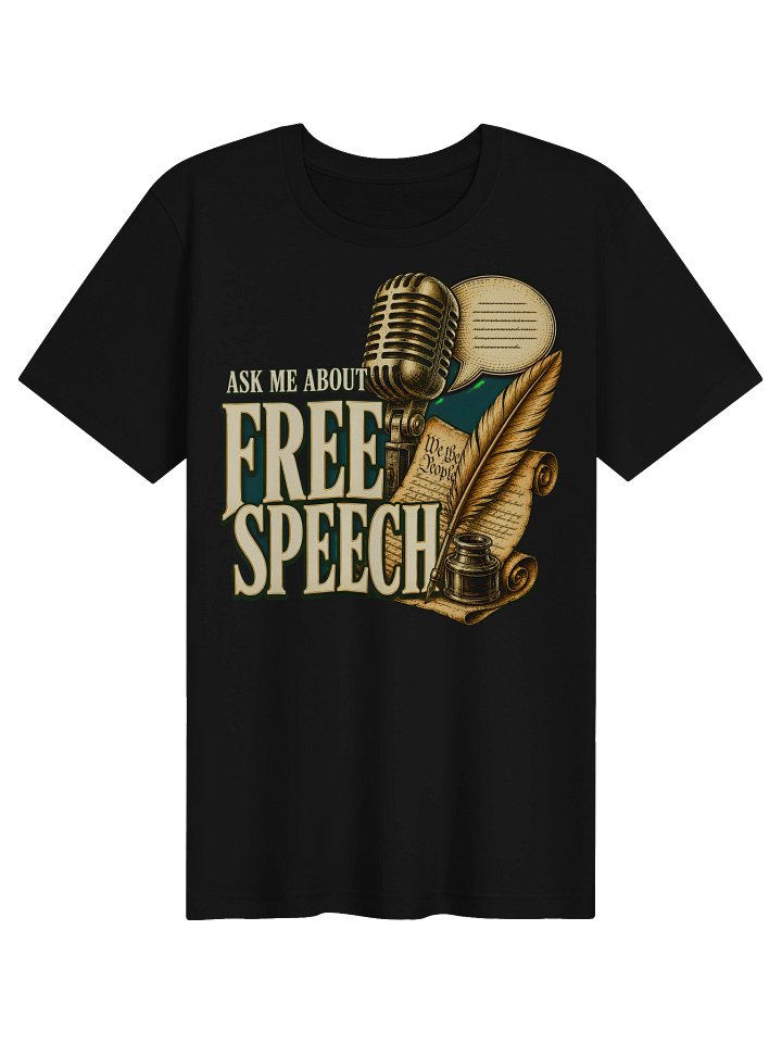Ask Me About Free Speech Tee product image (1)