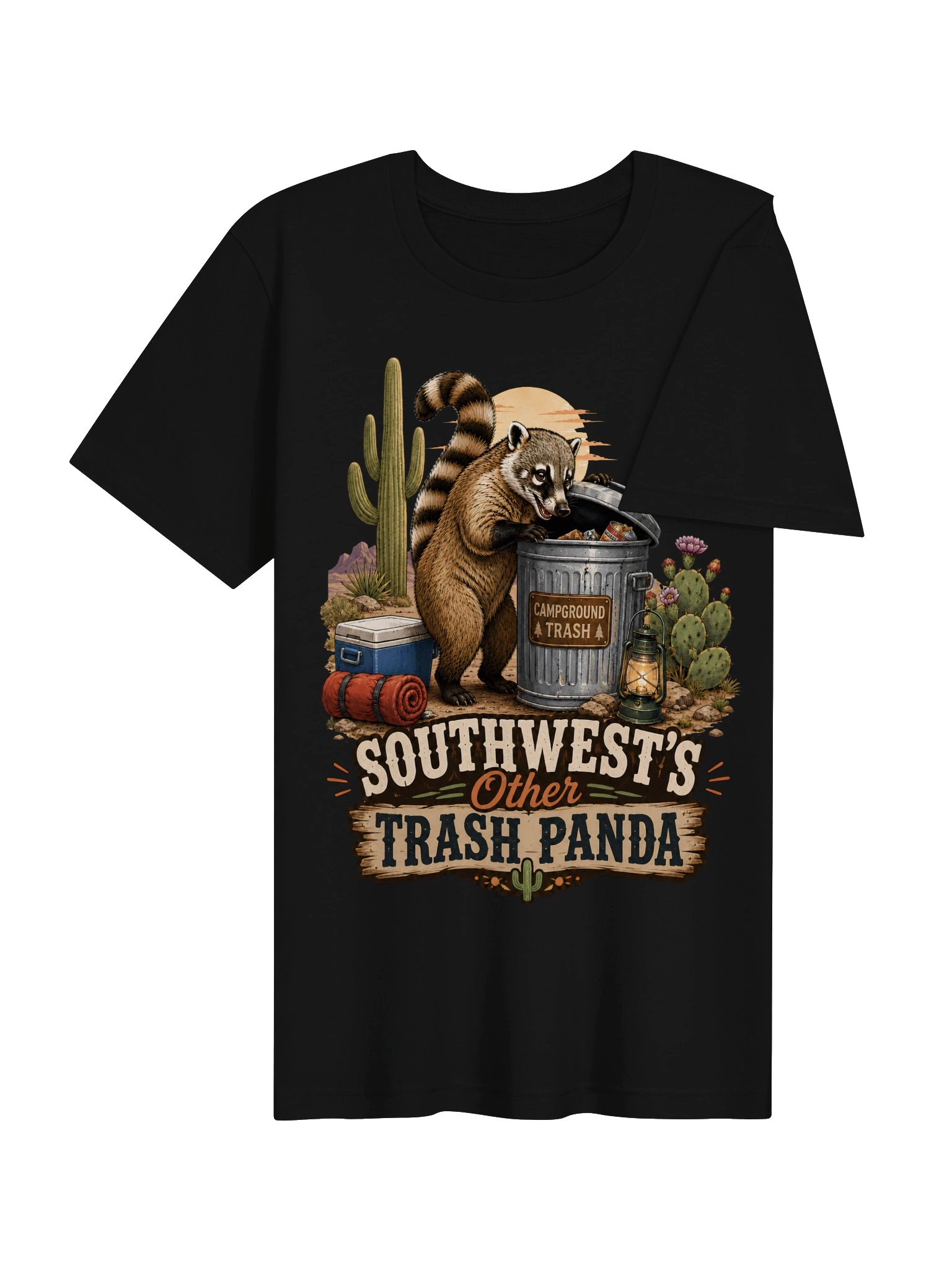 Southwest Trash Panda Desert Tee product image (34)