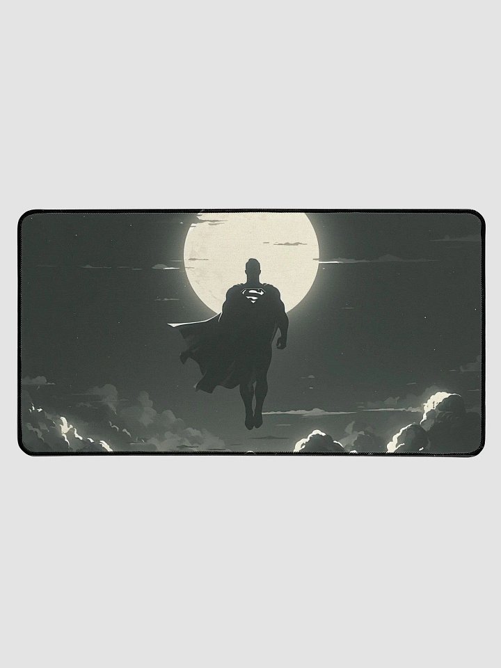 Black & White Superman art Deskmat product image (1)