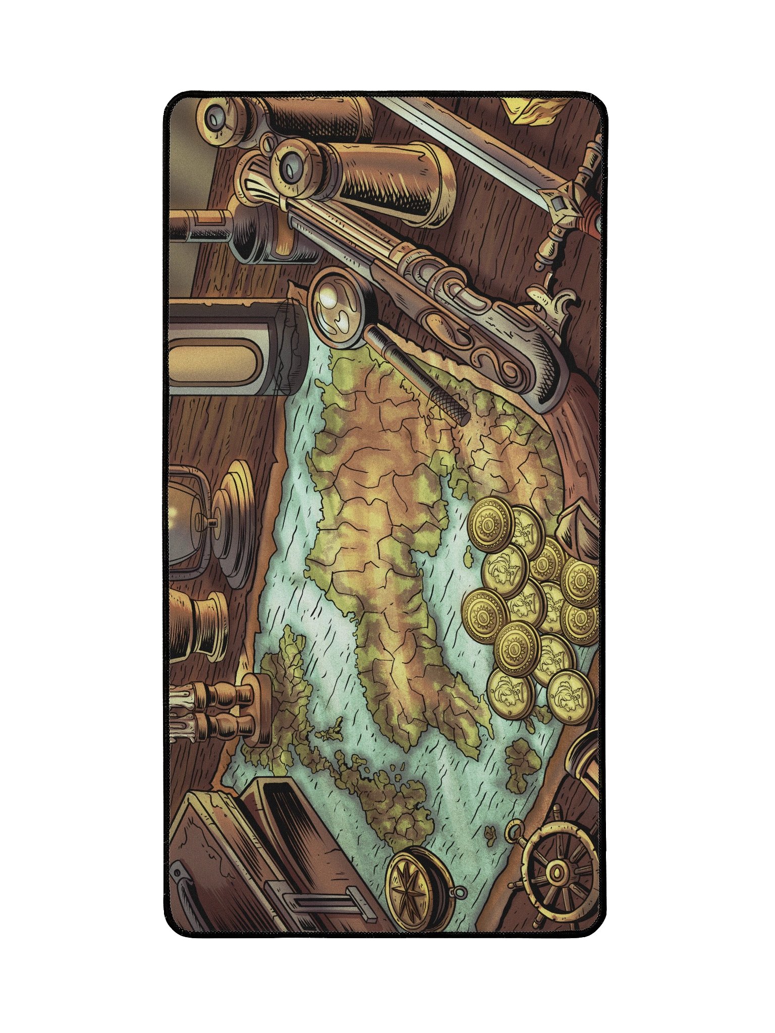 'Map' Hand Drawn Playmat by DarkSideTokens! product image (2)