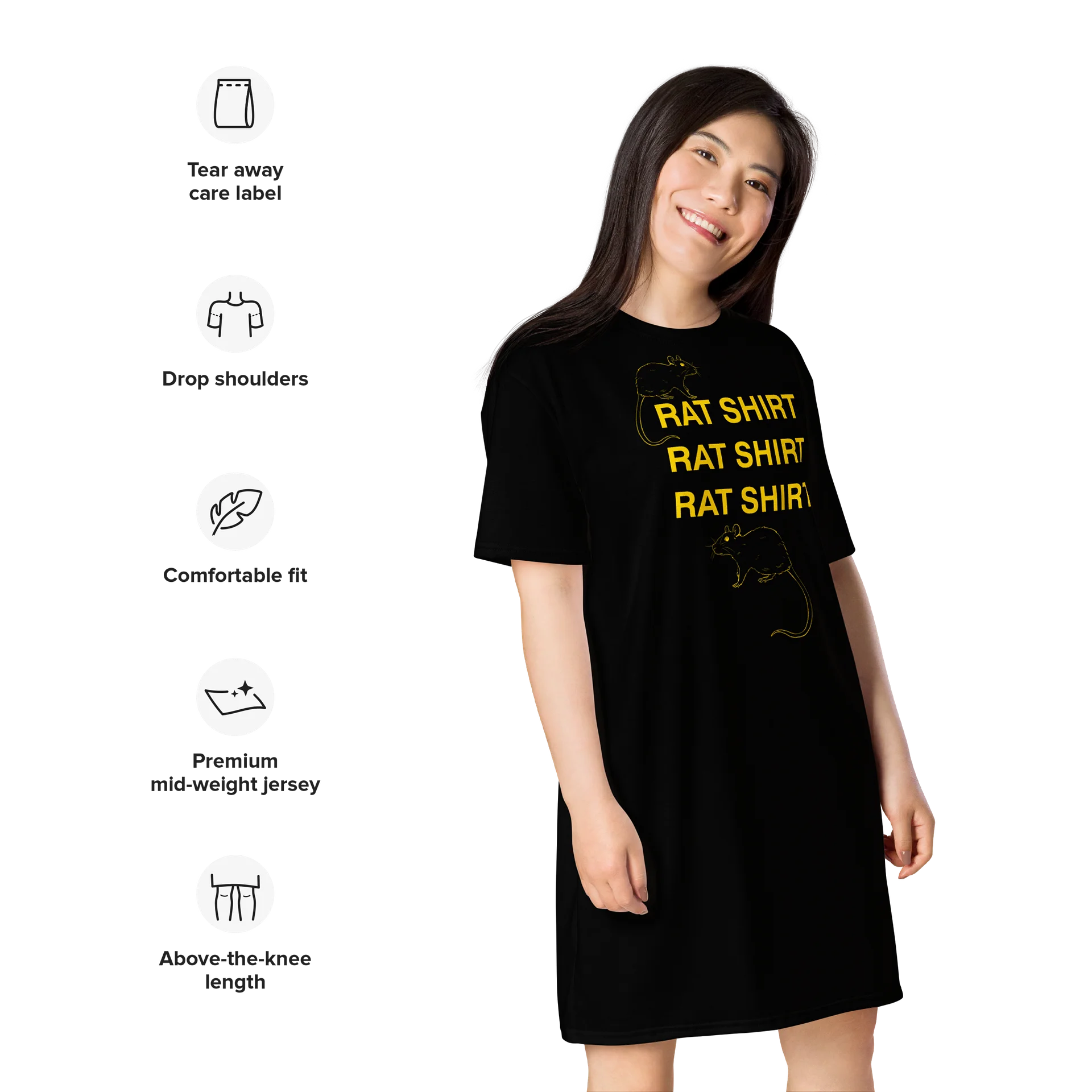 Rat Shirt t-shirt dress product image (4)