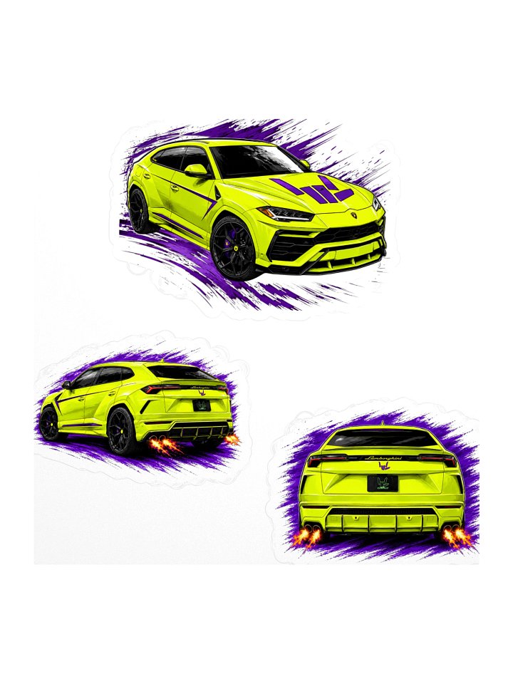 LAMBO TRUCK! Sticker Sheet product image (1)