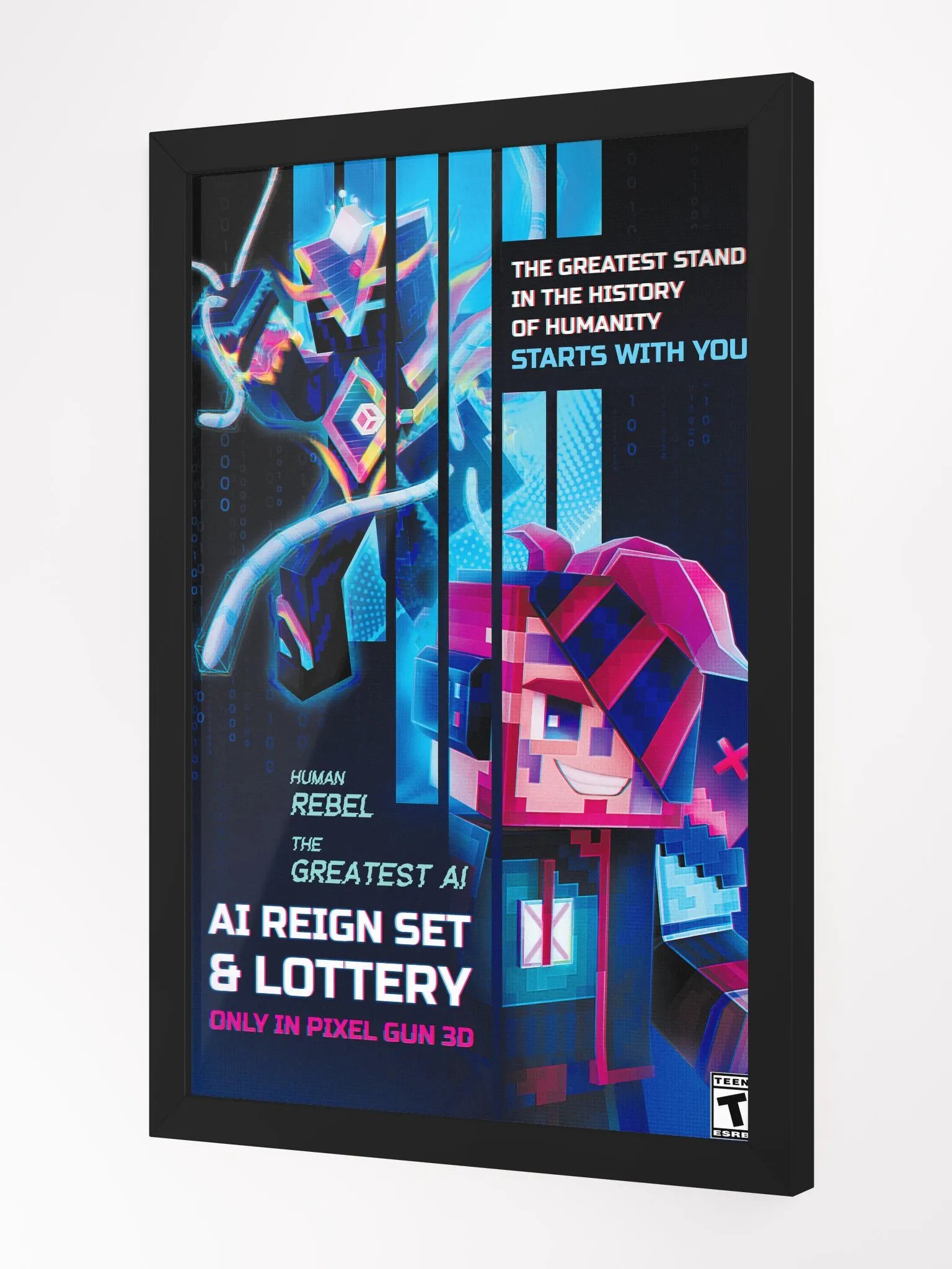 AI Art Poster + Text Framed product image (8)