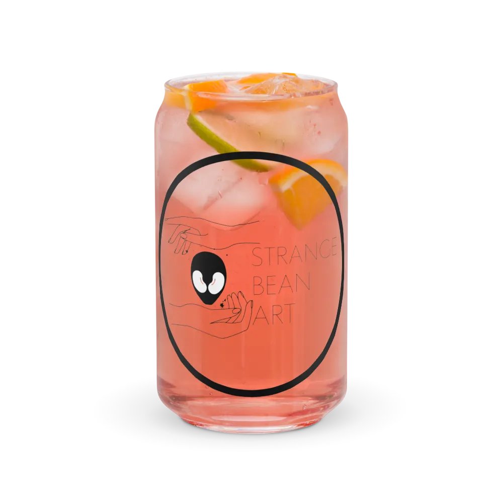 Strange Bean Art Logo Glass product image (37)