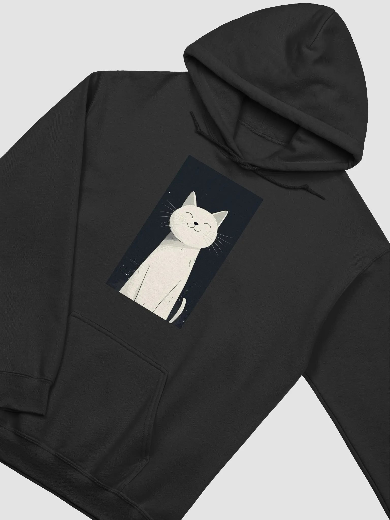 White Cat Cartoon Hoodie product image (26)