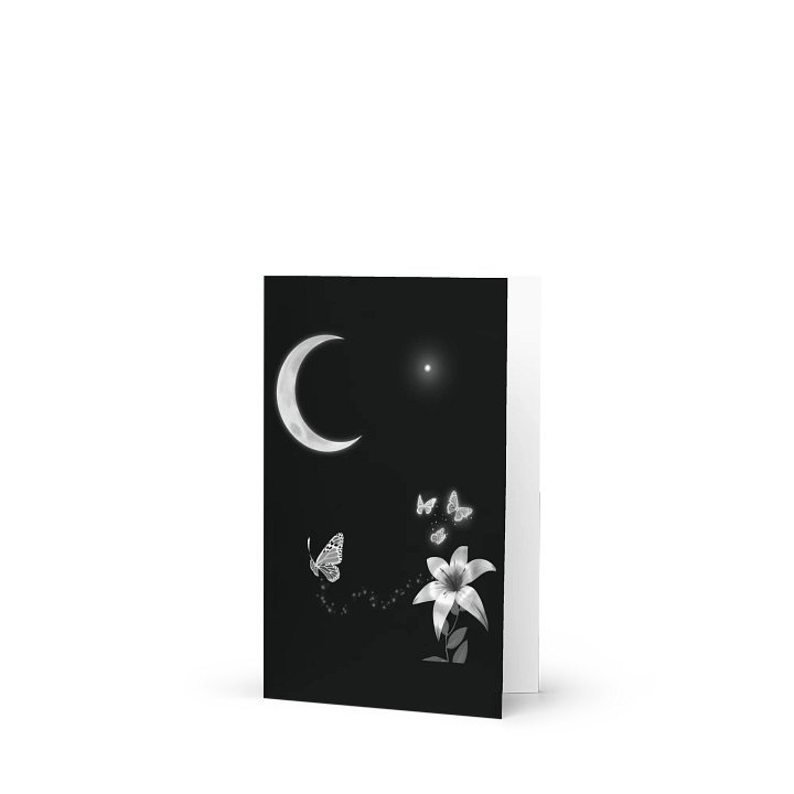 Lunar Serenity Greeting Card product image (1)