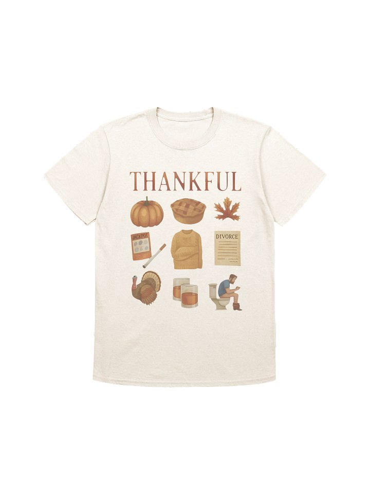 Thankful Thanksgiving Doodles T-Shirt product image (1)