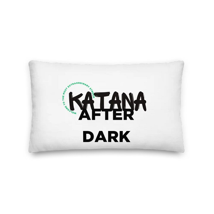 KatanaAfterDark Throw Pillow product image (2)