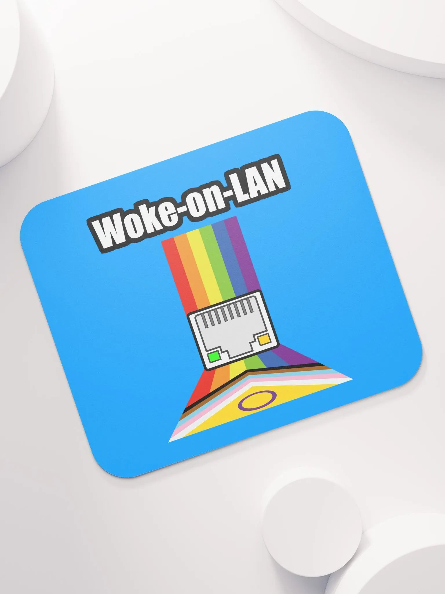 Woke on LAN Mouse Pad (Blue) product image (7)