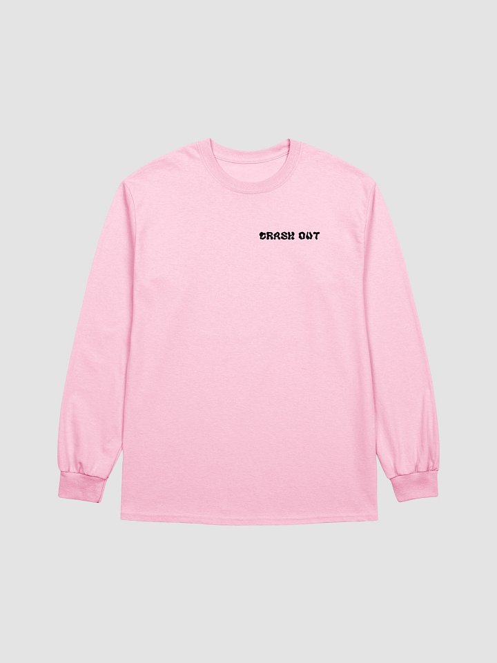 CRASH OUT LONG TEE (BLACK) product image (2)