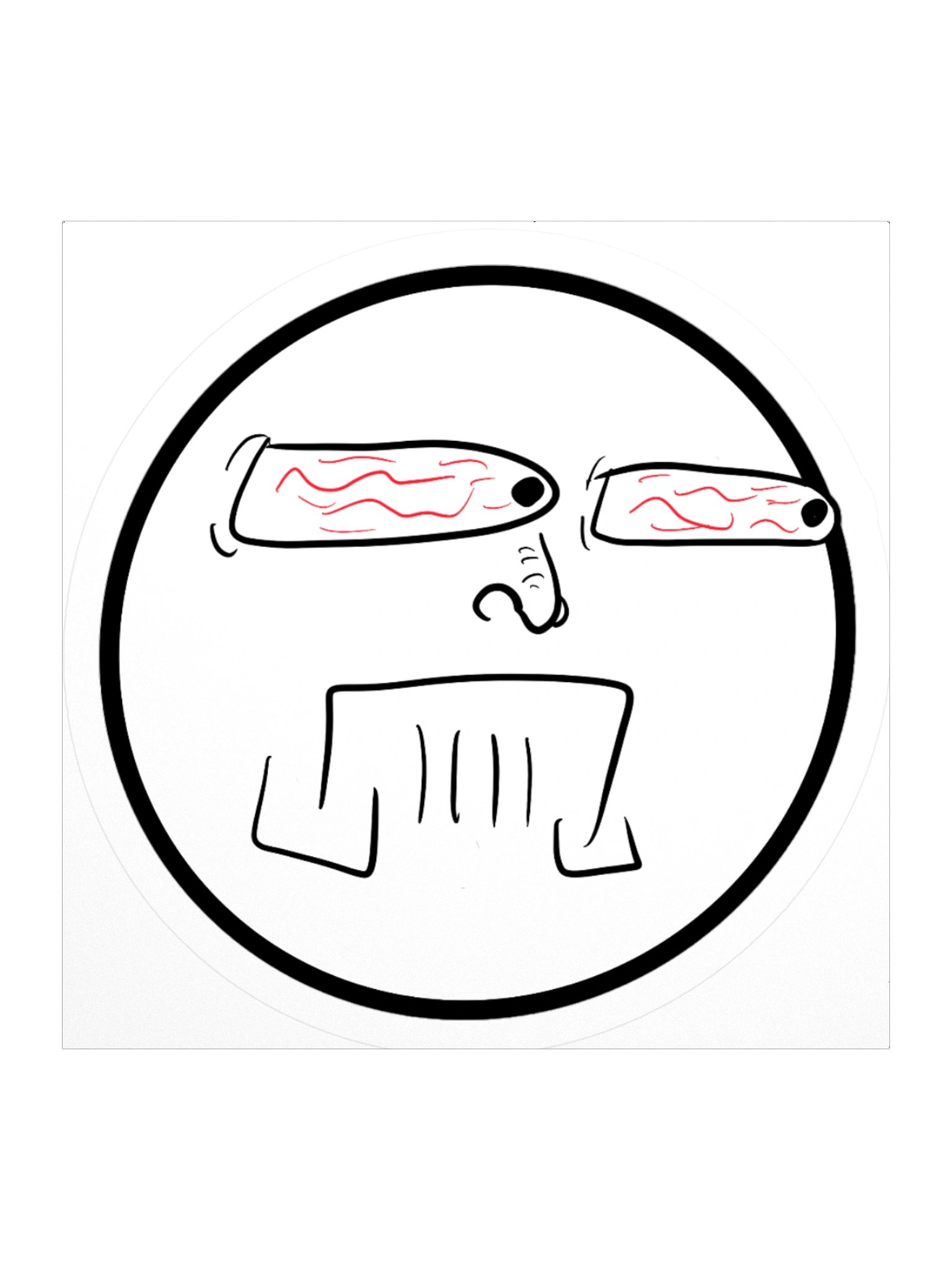 Angry VINNO Sticker product image (1)