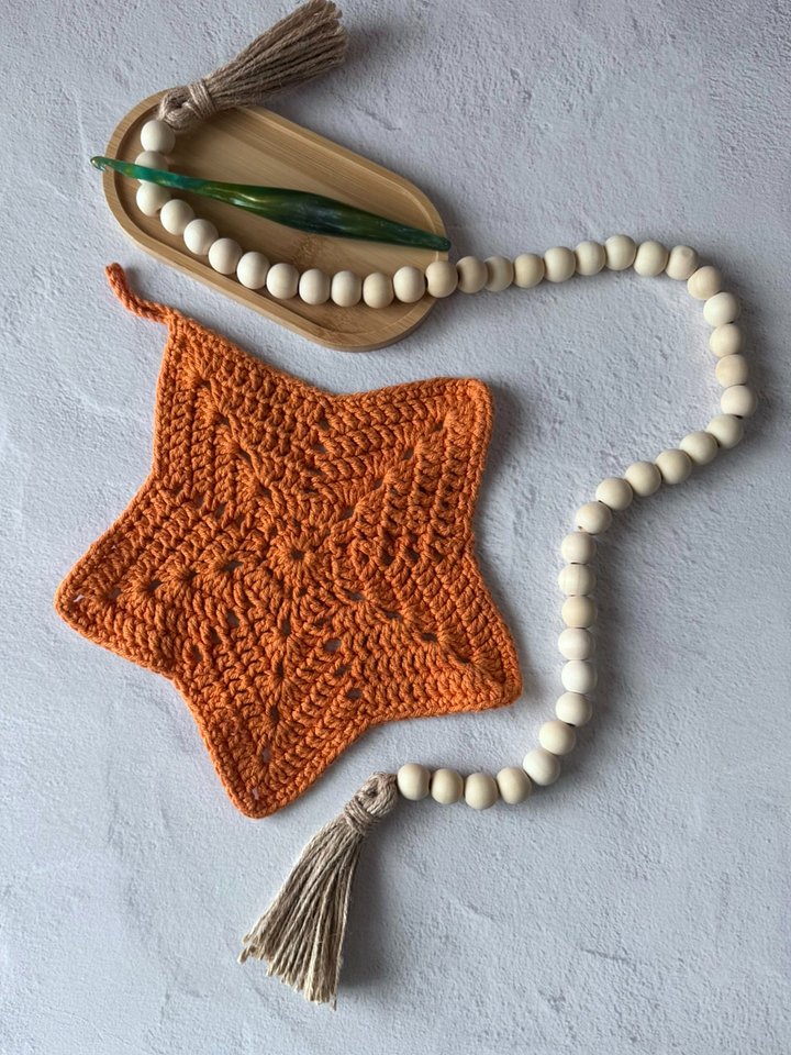 Starfish Crochet Washcloth product image (1)