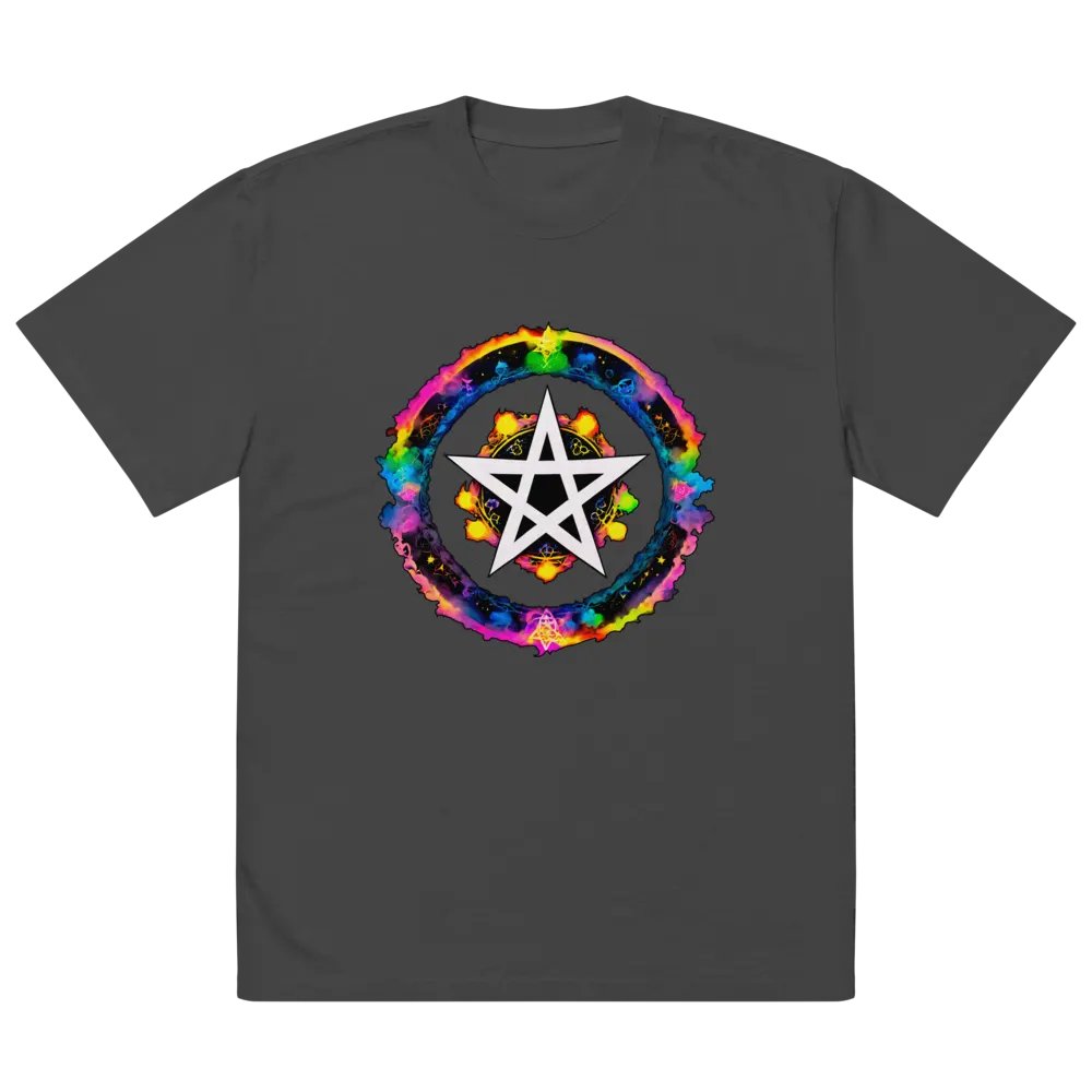 [Pentagram] Oversized T-Shirt product image (5)