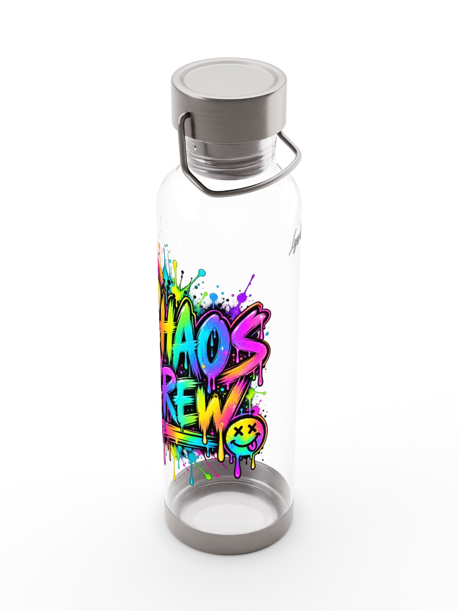 Chaos Crew Rainbow Graffiti Water Bottle product image (5)