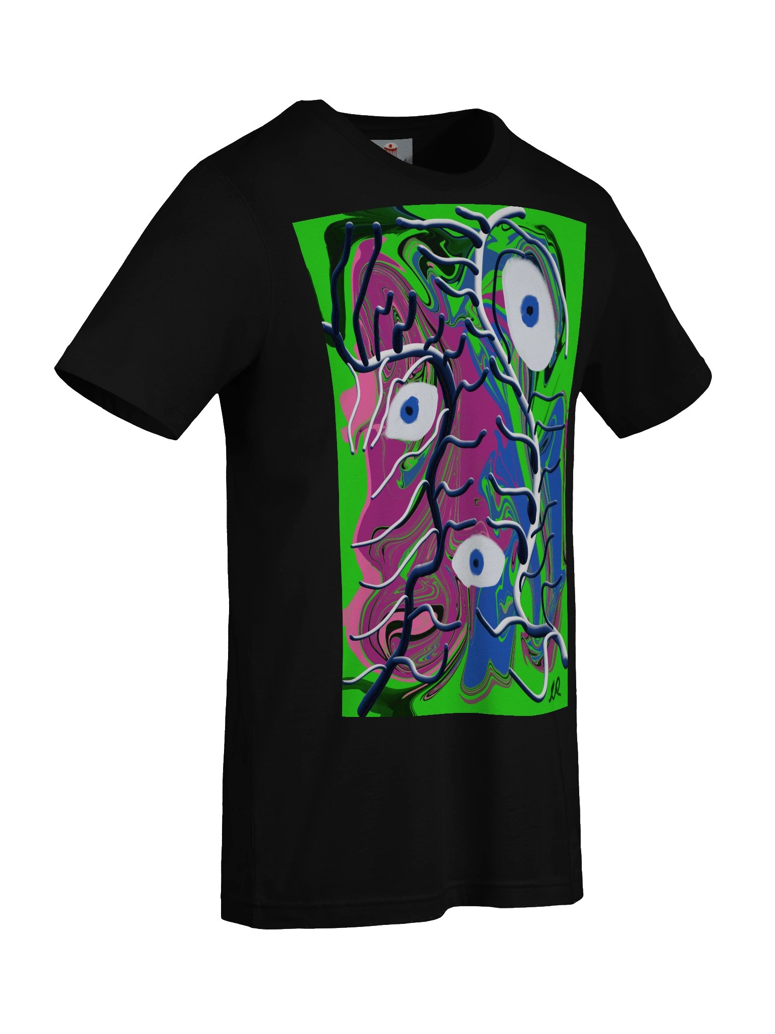Neon Psychedelia Tee — The Artsy Brain product image (9)