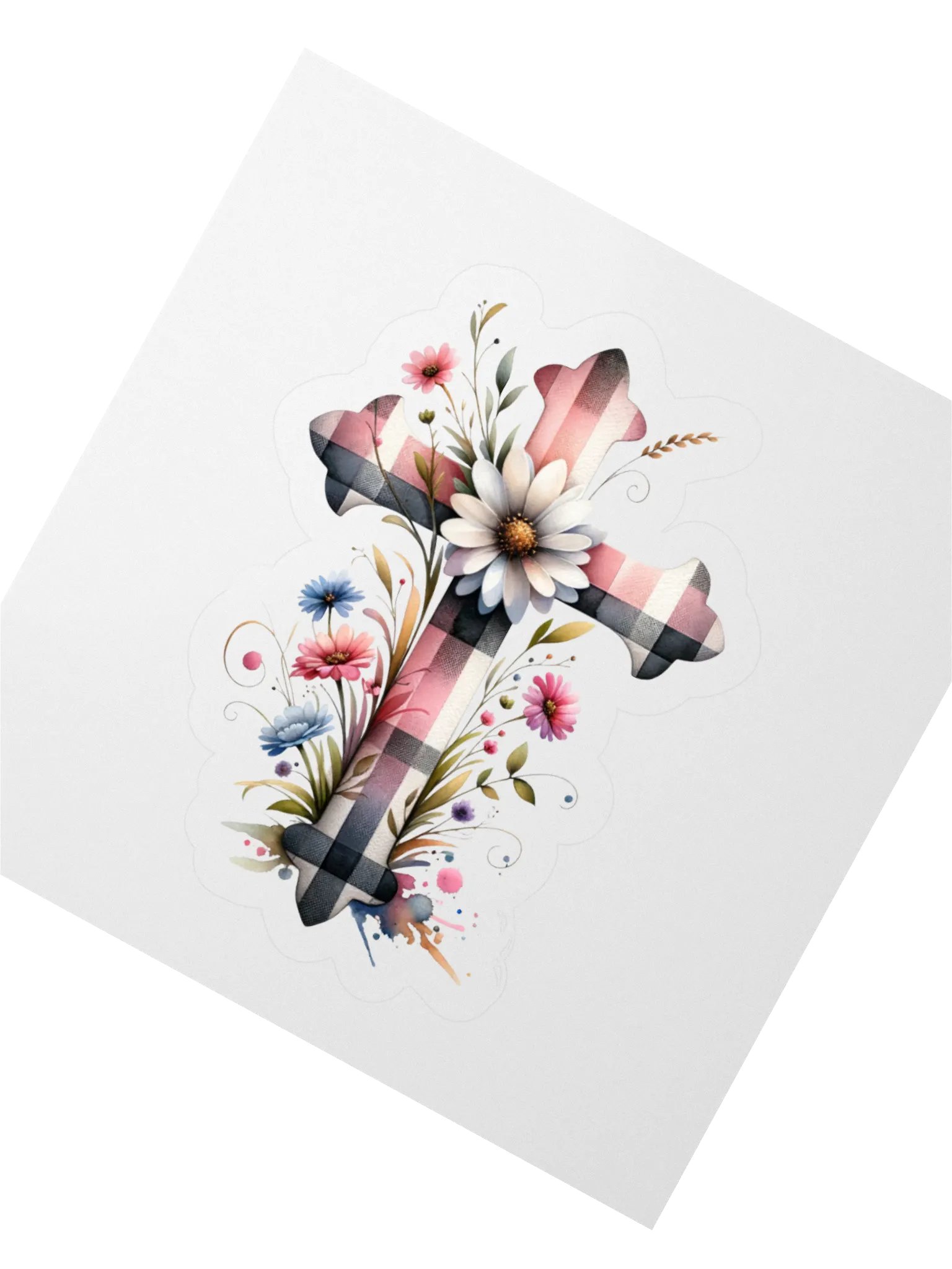 Floral Charm Kiss Cut Stickers. product image (2)