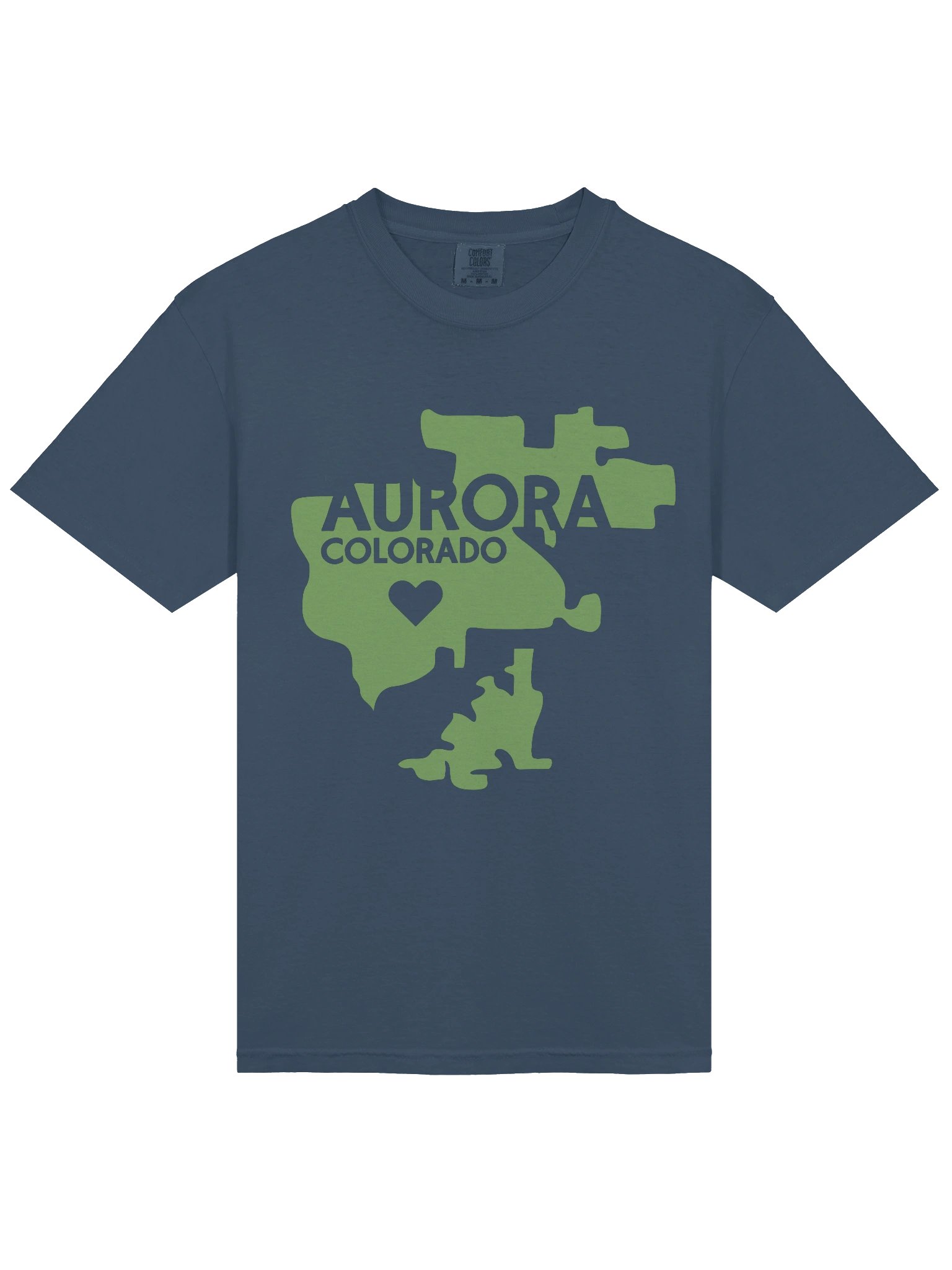 Aurora Map T-shirt (Green) product image (3)