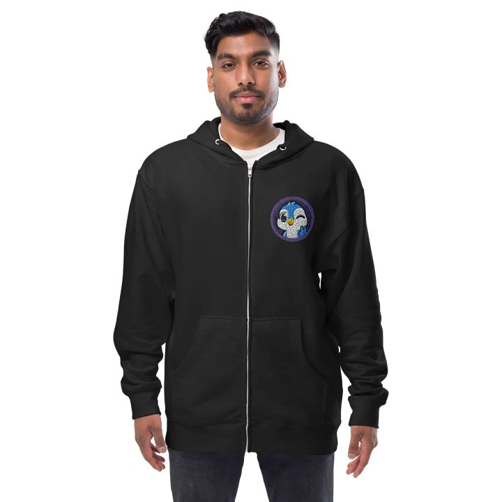 Peace Penguin Embroidered Zip-Up Hoodie product image (2)