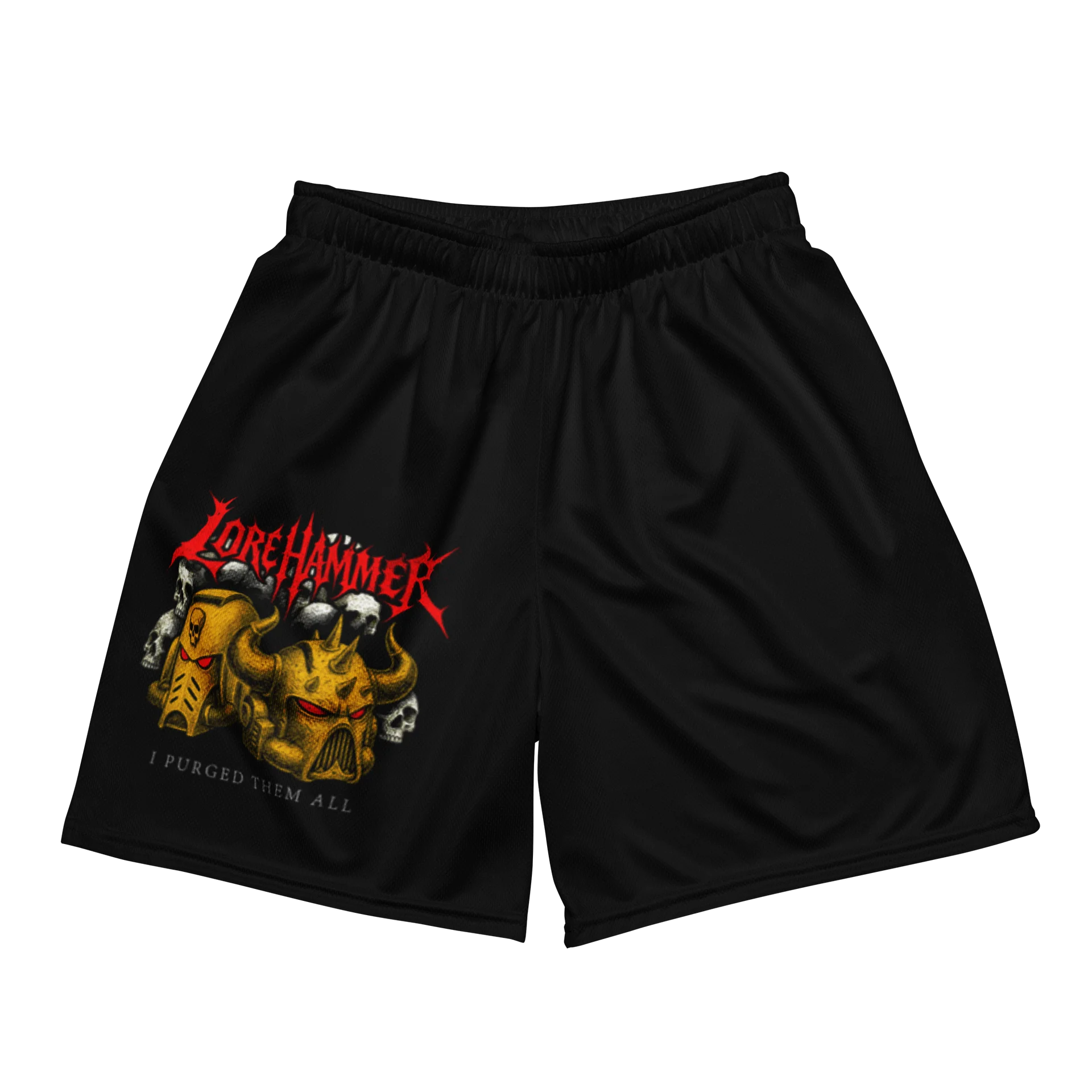 PURGE THE DAEMONS DELUXE GYM SHORTS product image (1)